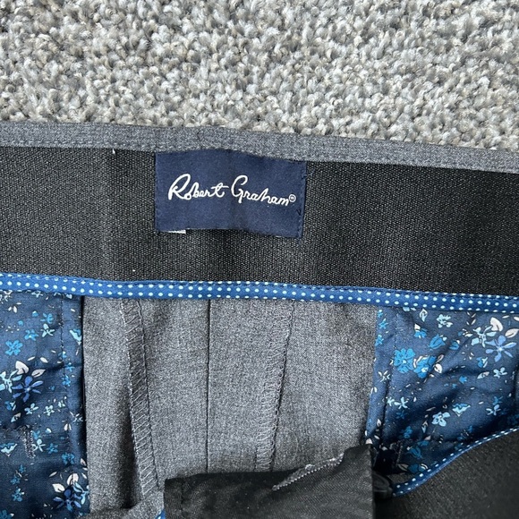 Robert Graham Charcoal Dress Pants - Picture 2 of 4